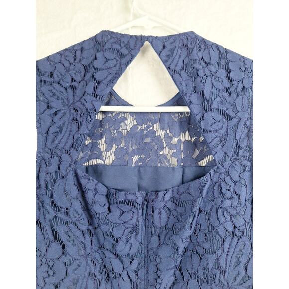 TRUTH AND FABLE Navy Blue Party / Cocktail Dress Sleeveless - Picture 9 of 14